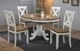 Winners Only® Pacifica Rustic Brown/White Napoleon Dining Side Chair-1