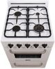 Unique® Appliances Classic 24" White Freestanding Liquid Propane Gas Range-1