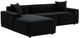 TOV Furniture Olafur 2-Piece Black Left-Arm Facing Sectional and Chaise-3