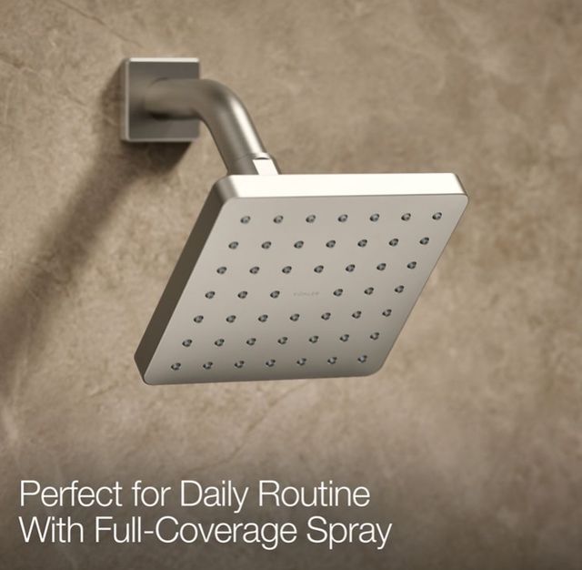 KOHLER® Honesty® Rite-Temp® Vibrant Brushed Nickel 2.5 GPM Bath and Shower Trim Kit with Push-Button Diverter-3