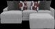 Jackson Furniture Arlo 3-Piece Oyster Left Side Facing Chaise Sectional-1