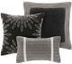 Olliix by Madison Park Black Full Palmer 7 Piece Comforter Set-1