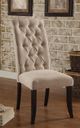 Furniture of America® Marshall 2-Piece Antique Black/Beige Side Chair Set-3