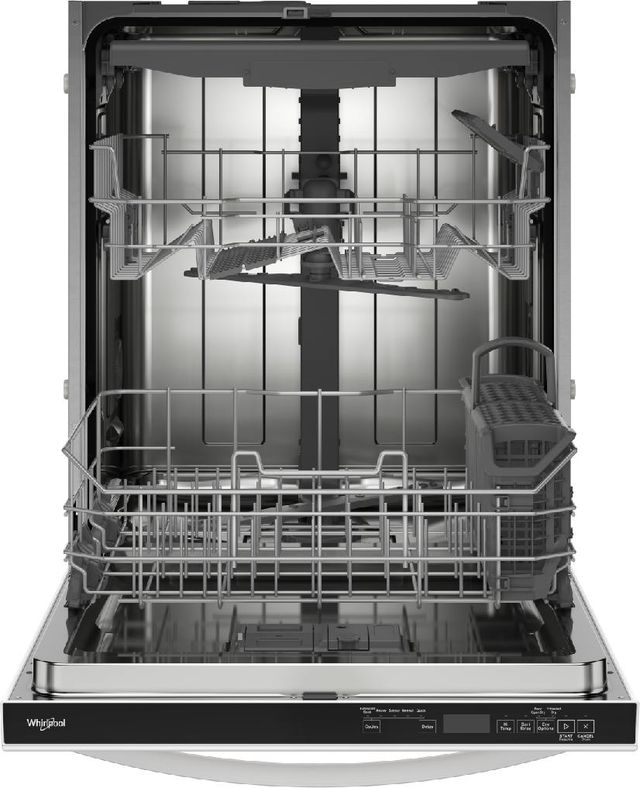 Whirlpool® 24" White Top Control Built In Dishwasher-1