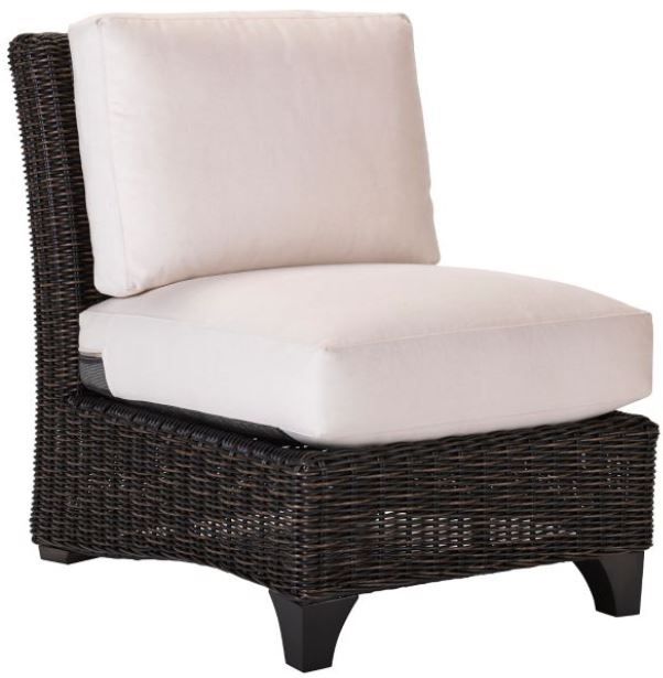 Lane Venture® Customizable Requisite Aluminum/Hand Woven Armless Chair-1