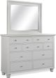 Aspenhome® Cambridge Light Gray Paint Dresser Landscape Mirror-1