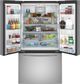 Haier 27.0 Cu. Ft. Fingerprint Resistant Stainless Steel French Door Refrigerator-3