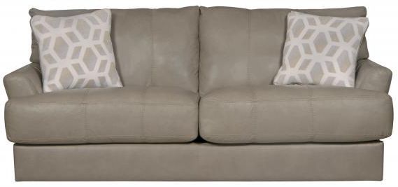 Jackson Furniture Prato Putty Leather Sofa-0