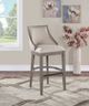 American Woodcrafters Keller Beige/Grey 30" Barstool-4