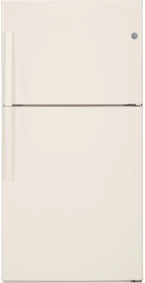 GE® 21.1 Cu. Ft. Bisque Top Freezer Refrigerator