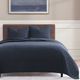 HiEnd Accents Cotton Comfort 3-Piece Navy King Bedding Bundle-1