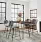 Jofran Inc. Nature's Edge Black/Slate Counter Dining Table-1
