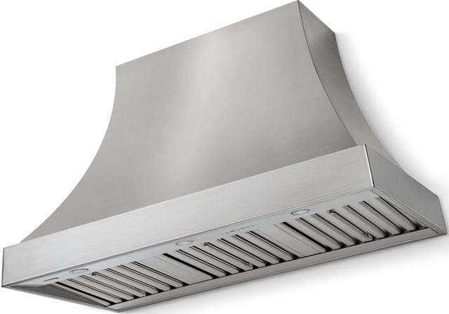AGA Cascade 48" Stainless Steel Wall Mounted Range Hood  with Brushed Nickel-0