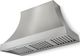 AGA Cascade 48" Stainless Steel Wall Mounted Range Hood with Brushed Nickel-0