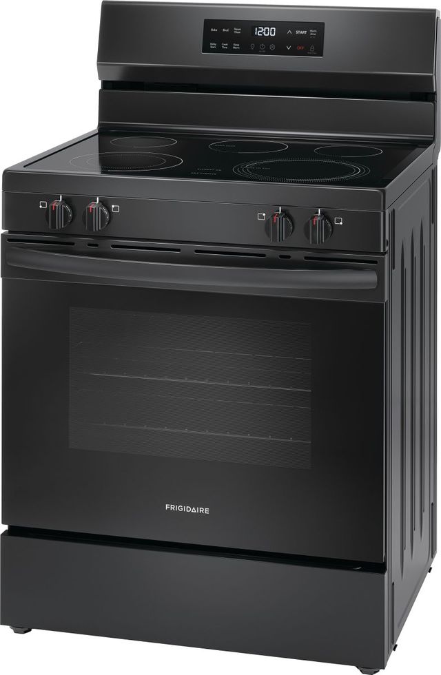 Frigidaire® 30" Black Freestanding Electric Range-2
