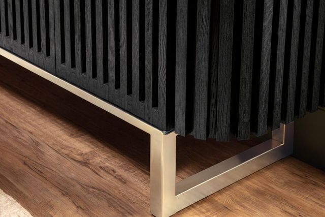 Hooker® Furniture Commerce and Market Easton Burnt Timber Entertainment Console-4