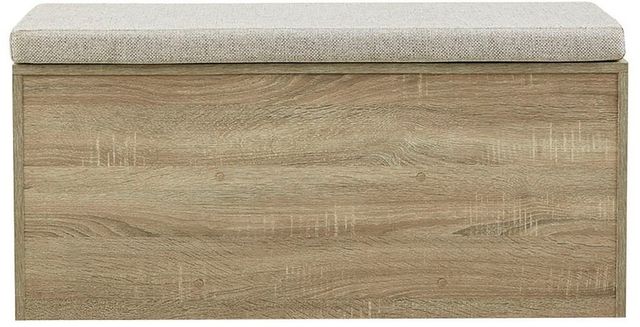 Olliix by 510 Design Zeus Gray Cube Organizer Storage Bench-2