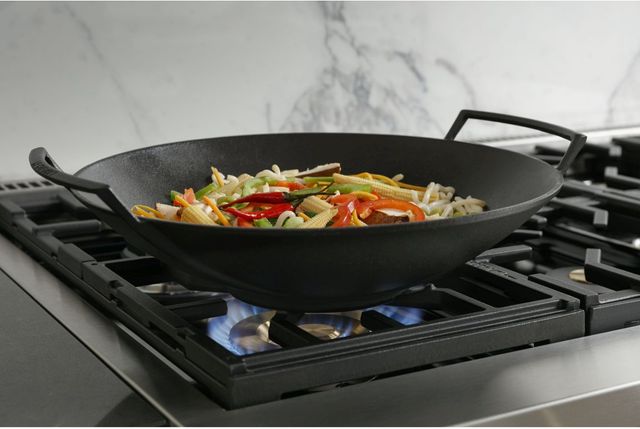 Monogram® Statement Collection 48" Stainless Steel Pro Style Slide In Dual Fuel Natural Gas Range-2