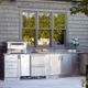 Kalamazoo™ Outdoor Gourmet Signature Series 24" Marine-Grade Stainless Steel Sink Cabinet with Single Door-2