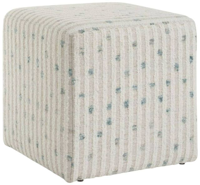 Uttermost® Joie Sea Blue/White Ottoman-0