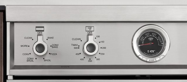 Bertazzoni Professional Series 30" Fingerprint Resistant Stainless Steel Pro Style Dual Fuel Range-3
