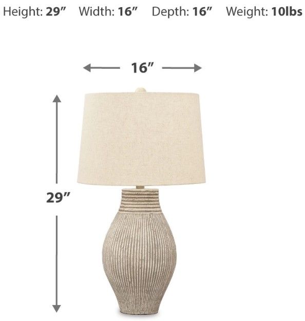 Signature Design by Ashley® Layal Beige Table Lamp-2