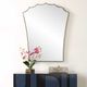 Uttermost® Monarch Antique Brass Mirror-2
