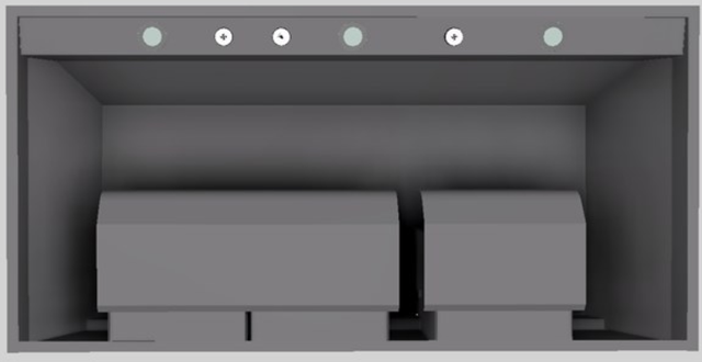 Vent-A-Hood® Designer Series 48" Gunsmoke Wall Mounted Range Hood-1