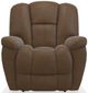 La-Z-Boy® Maverick Mahogany Power Rocking Recliner with Headrest-1