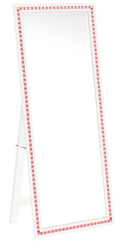 Coaster® Windrose White Standing Mirror with LED-4