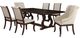 Coaster® Brockway 7-Piece Antique Java/Cream Trestle Dining Set-0