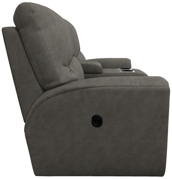 La-Z-Boy® Cassian Lead Manual Reclining Loveseat with Console-3