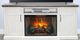 Sunny Designs™ Brown/Marble White TV Console with Fireplace Option-4