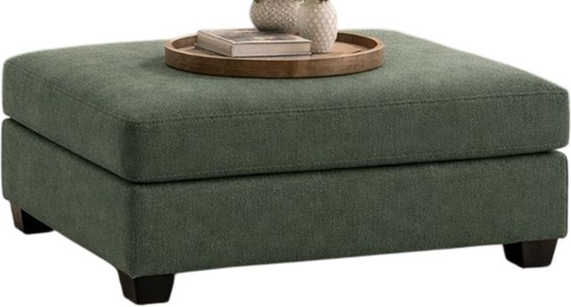 American Wholesale Furniture Cassian Pine Green Ottoman-0