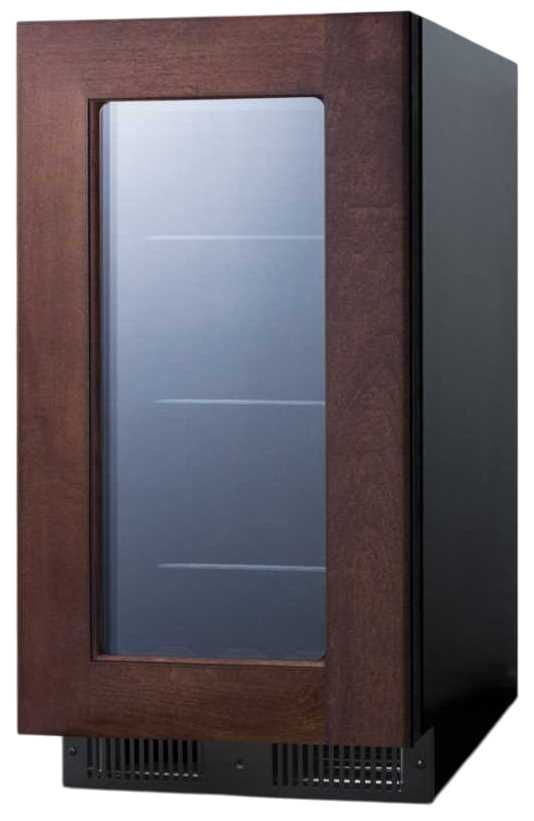 Summit® 18" Classic Collection 2.9 Cu. Ft. Panel Ready Built-In Beverage Center-1
