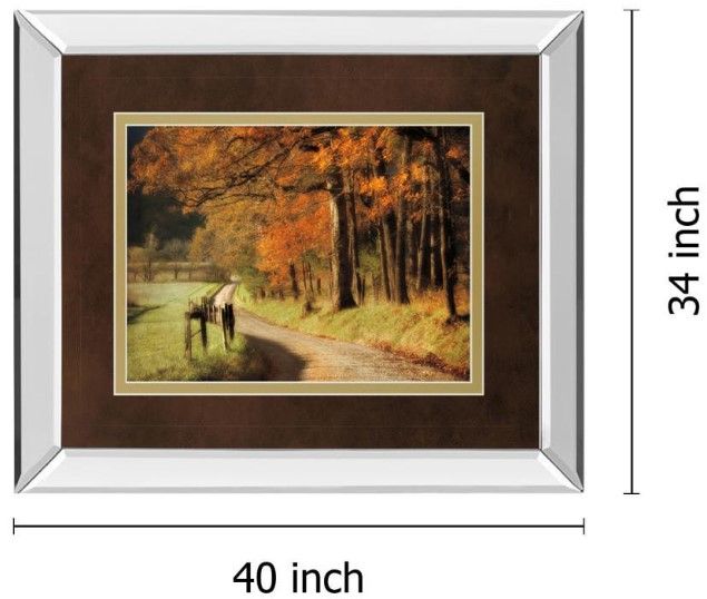 Classy Living D. Burt Autumns Morning Light 34" Wall Art-2