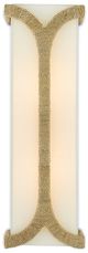 Currey & Company Rope Carthay Light Eggshell/Natural Wall Sconce-2