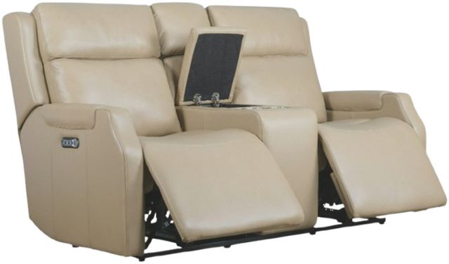 Hooker® Furniture MS Nelson Salvo Beige Power Reclining Loveseat with Power Headrests and Lumbar-1