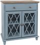 Jofran Inc. Aurora Hills Brushed Blue 2-Door Accent Chest-0