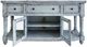 International Furniture Direct Aruba Sky Blue TV Stand-1