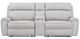 Signature Design by Ashley® Social Pointe 3-Piece Ash/Pearl Power Reclining Small Spaced Sectional-0