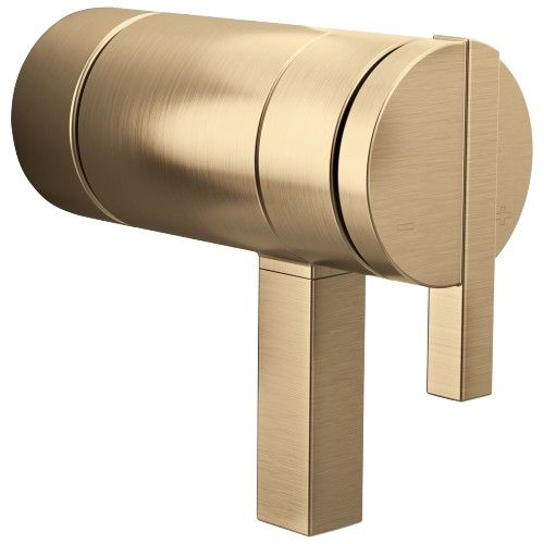 Brizo Frank Lloyd Wright® Brilliance® Luxe Gold® TempAssure® Thermostatic Valve Lunar Handle-0