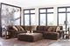 iAmerica Furniture Hercules Chocolate 40" Ottoman-2