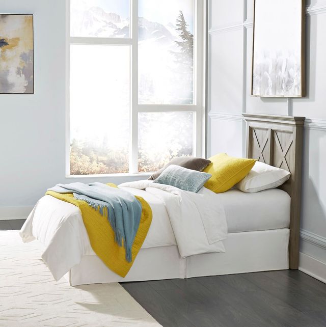 homestyles® Mountain Lodge Gray Twin Headboard-3