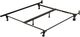 Beaudoin Heavy Duty Metal Bed Frame with Casters for Queen-King Bed-0