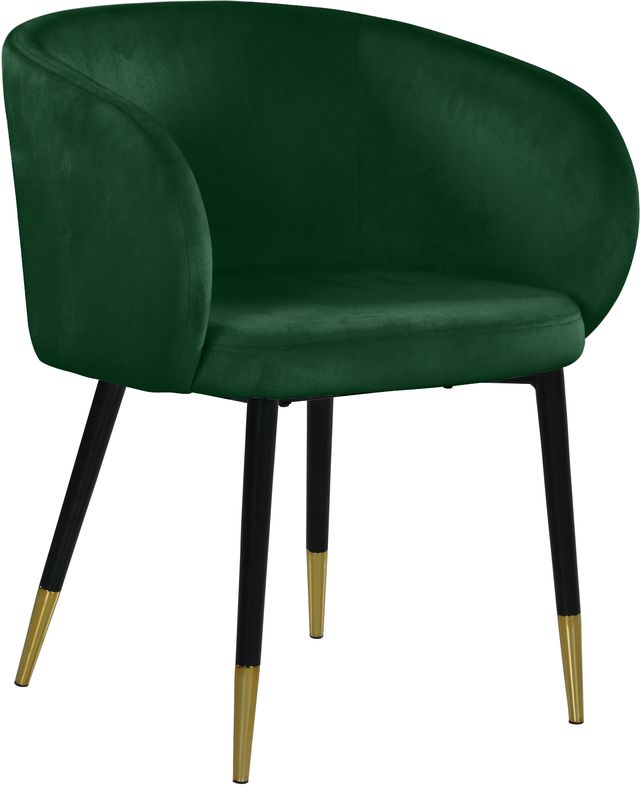 Meridian Furniture Louise Green Velvet Dining Chair-0