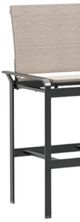 Homecrest™ Outdoor Living Customizable Elevate Aluminum/Fabric Outdoor Sling Armless Bar Stool-1