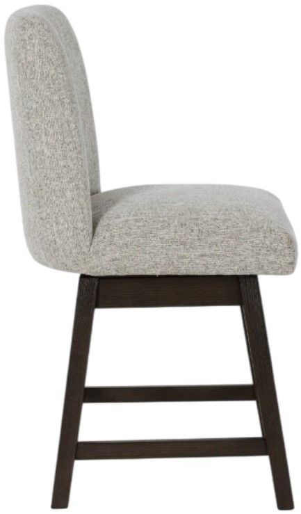 Signature Design by Ashley® Burkhaus Beige/Dark Brown Swivel Bar Stool-2