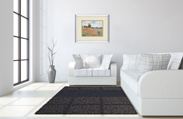 Classy Living Claude Monet Wild Poppies, Near Argenteuil 40" Wall Art-1