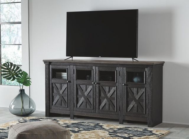 Signature Design by Ashley® Tyler Creek Black/Gray Extra Large TV Stand-3